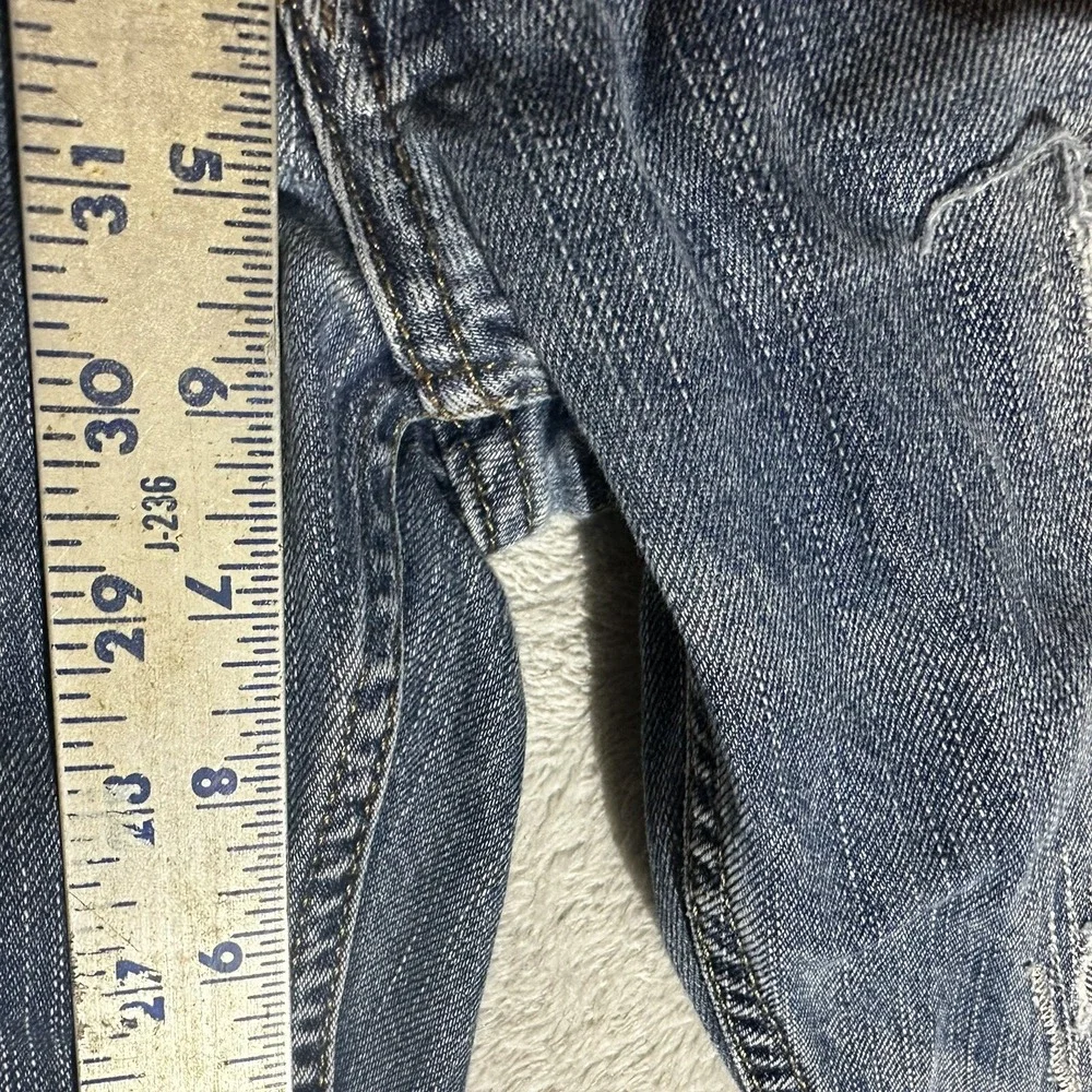 American Eagle Outfitters‎ Distressed Patchwork Jeans Mens 29x32 Blue Straight